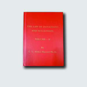 THE LAW OF DONATIONS AND SUCCESSION - VOLUME II