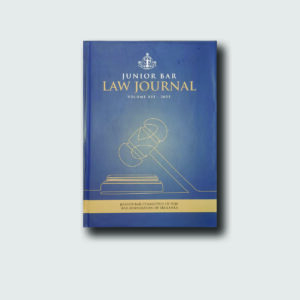 JUNIOR BAR LAW JOURNAL XVI - 2025